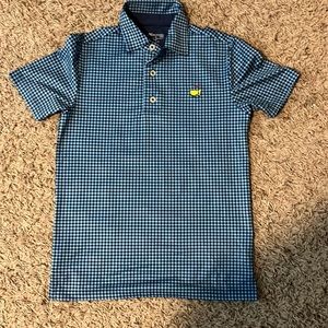Boys Masters Polo - Navy and Baby Blue size XS (5-7)